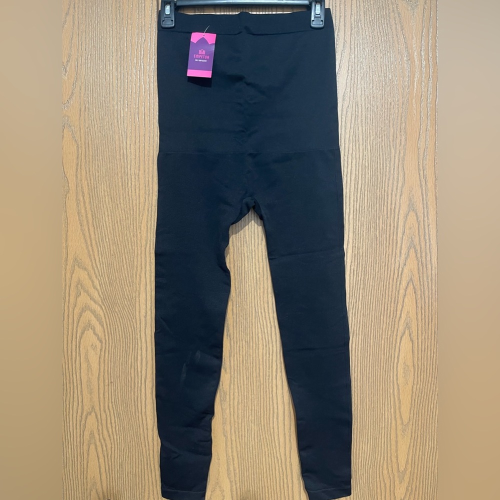 Shapermint Empetua High Waisted Shaping Leggings sz L Black